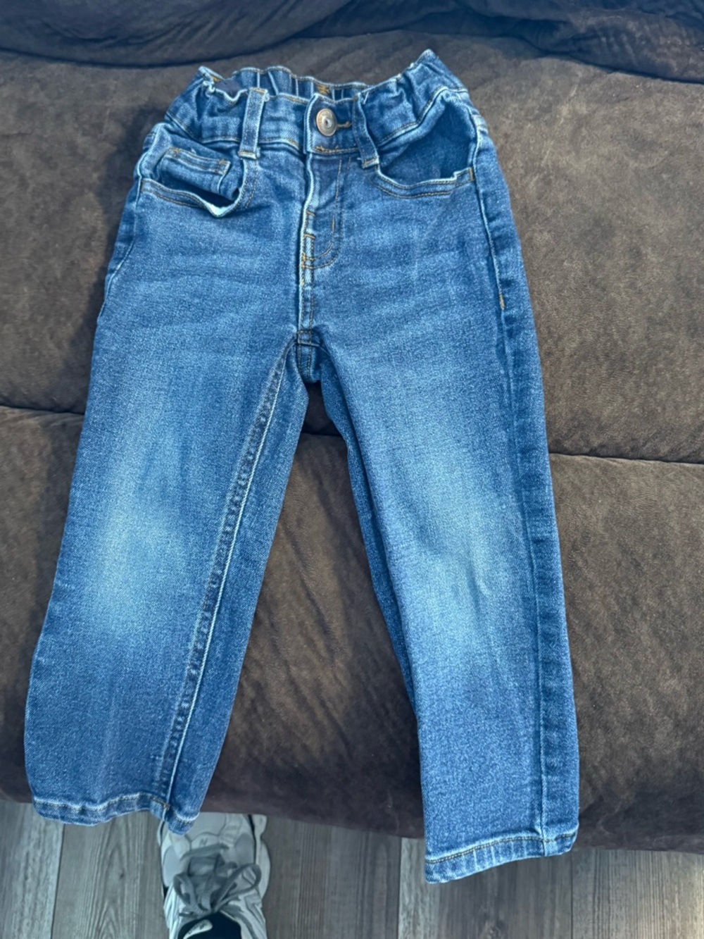 Wrangler Kids Blue Elastic-Waist Jeans